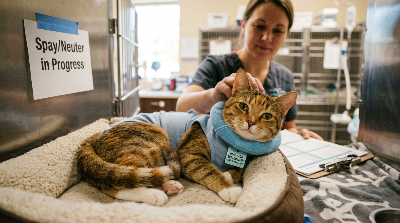 A healthy kitten checking in at a veterinary clinic in Tigard and Beaverton