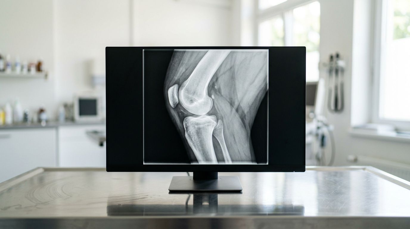 Digital visualization of a canine orthopedic injury