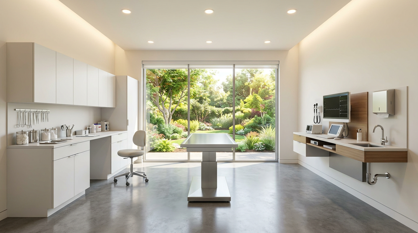 Advanced care exam room at Nimbus Pet Hospital