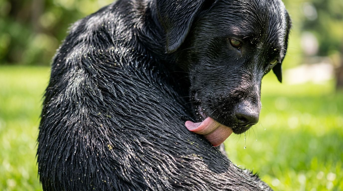 Demonstrating the dangerous grooming instinct after river exposure