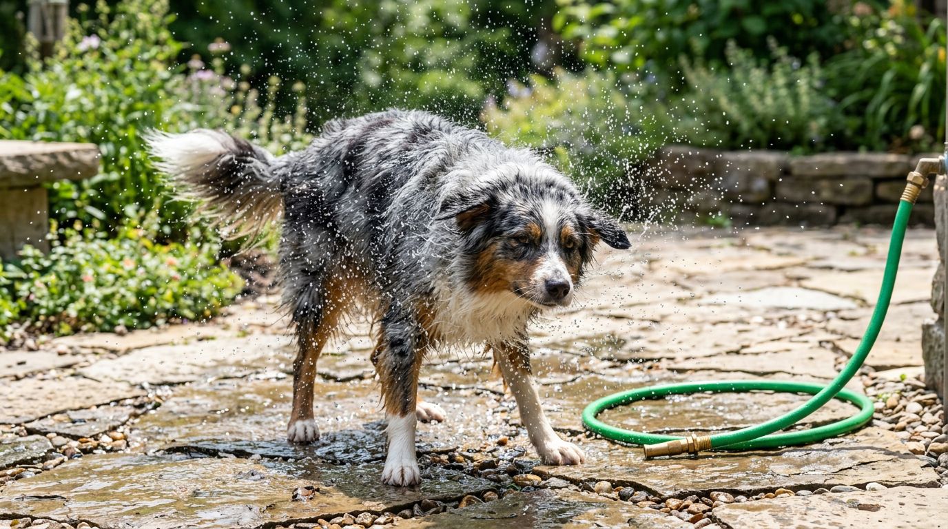 A clinic prepared for rapid decontamination of a poisoned pet