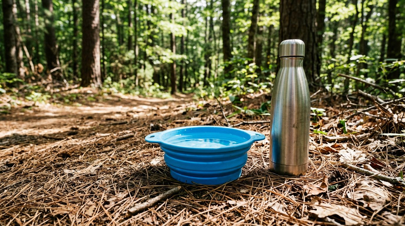 Safe hydration management during a trail hike