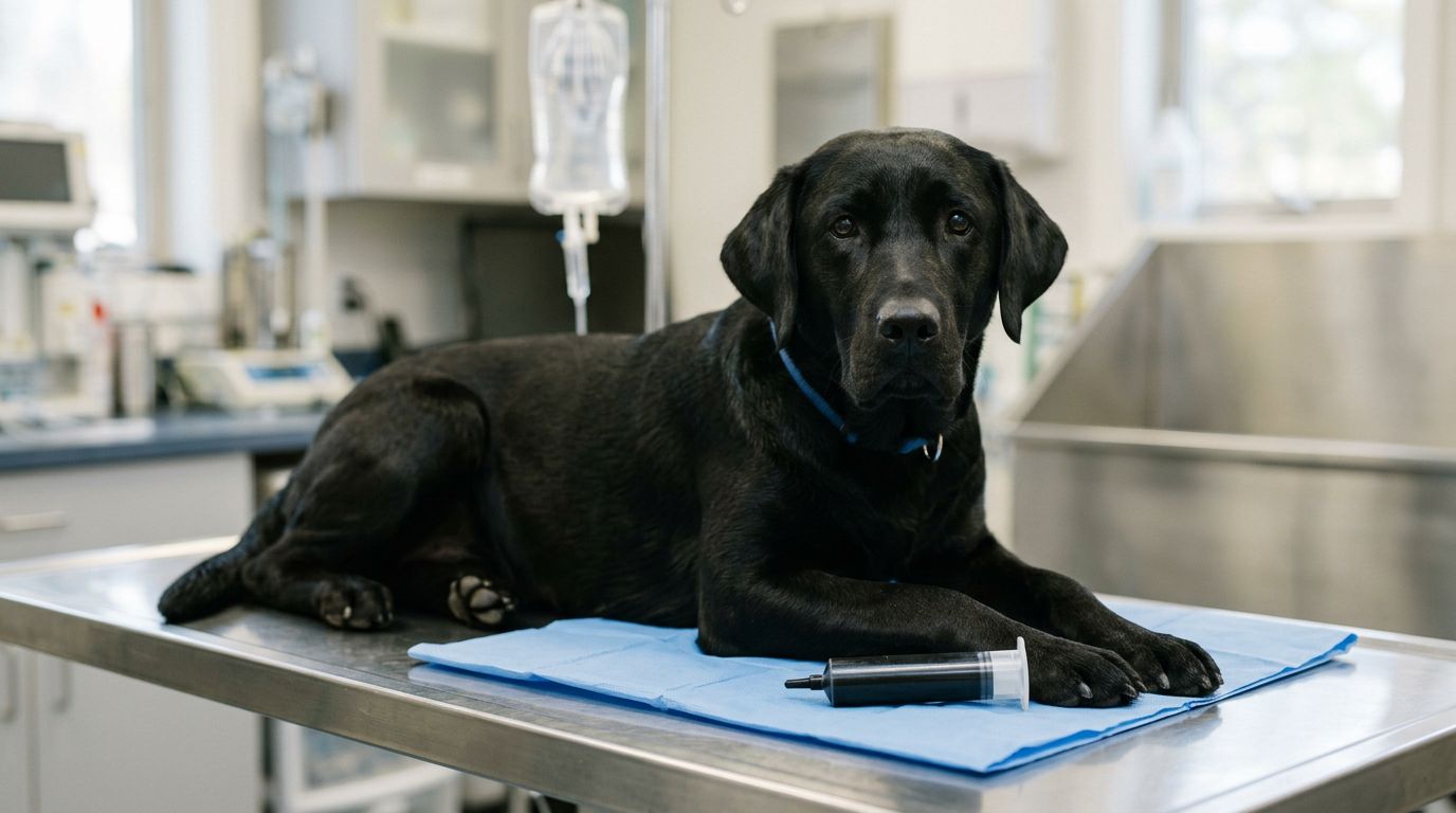 Emergency decontamination steps for pet