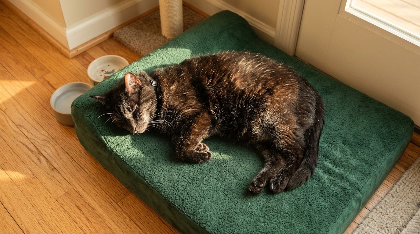 Senior feline mobility and comfort veterinary care